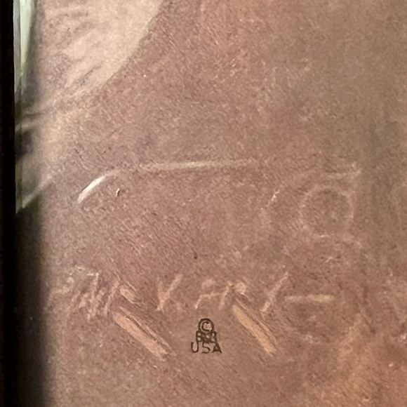 Vintage 1970 gentle julia attic shop calendar sign monticello framed read 8.5” - Picture 14 of 14